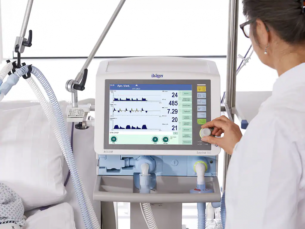Дополнительное фото Аппарат искусственной вентиляции легких Dräger Savina 300 Select